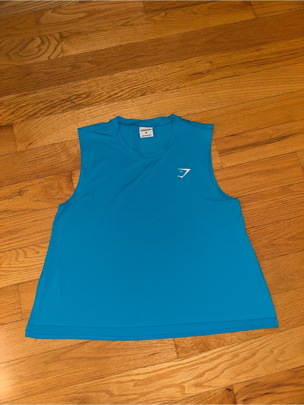 Gymshark Blue Muscle Tee Size Medium